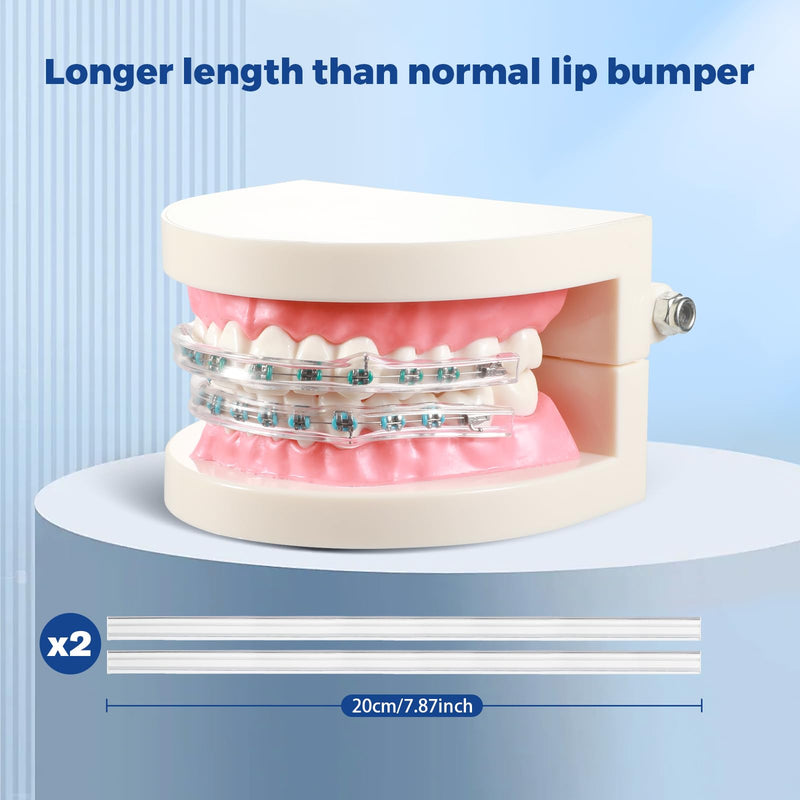 [Australia] - B Rush Comfort Cover for Braces -Orthodontic Lip Bumper, Lip Shield, Mouth Guard for Brackets, Wax Alternative-Dental Lip Protector 