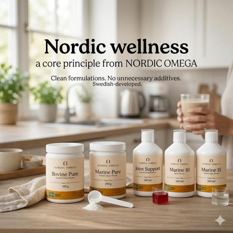 JointSupport Collagen, Berry Flavour, Sugar Free, 500ml, Made in Sweden (Pack of 1, Berry) 500 ml (Pack of 1)