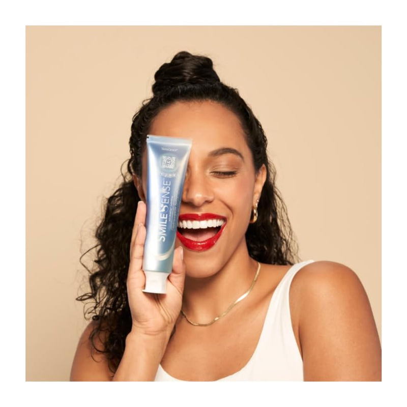 [Australia] - SmileSense Fluoride Toothpaste with BritePop Technology, Triple Whitening System, Lasting Freshness and Sensitivity Reduction 