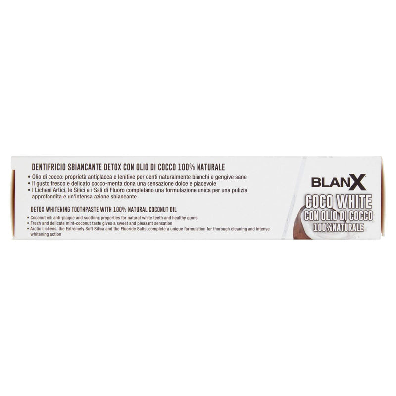 BlanX Coco White Toothpaste with Coconut Oil 2.54fl.oz 75ml