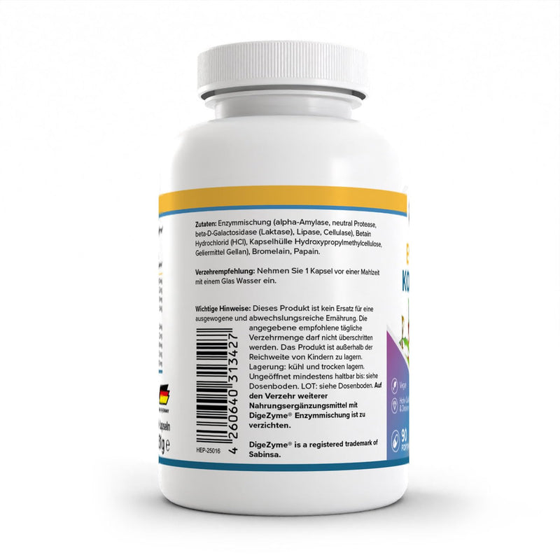 [Australia] - HEALTH+ ENZYME COMPLEX 90 capsules 