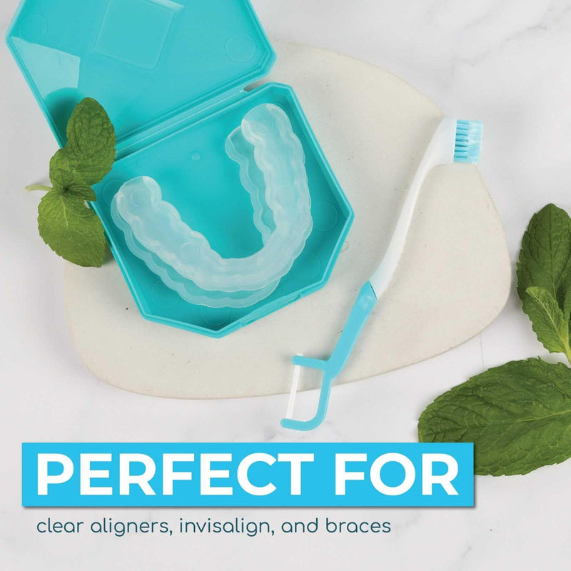 Brushee Disposable Travel Toothbrush, Whitening Prepasted 4-in-1, 36-Pack | Built-In Paste, Brush, Floss & Pick; Removes Stains, Soft Bristles; Great for Braces & Aligners; Choking Hazard Under 3 36 Count (Pack of 1)
