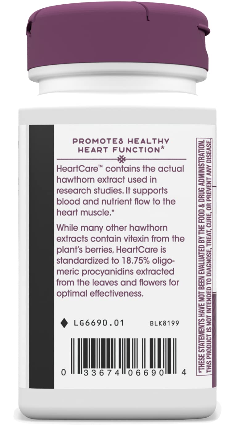 [Australia] - Nature's Way Heart Care Hawthorn Extract, Supports Healthy Heart Function*, 120 Tablets 