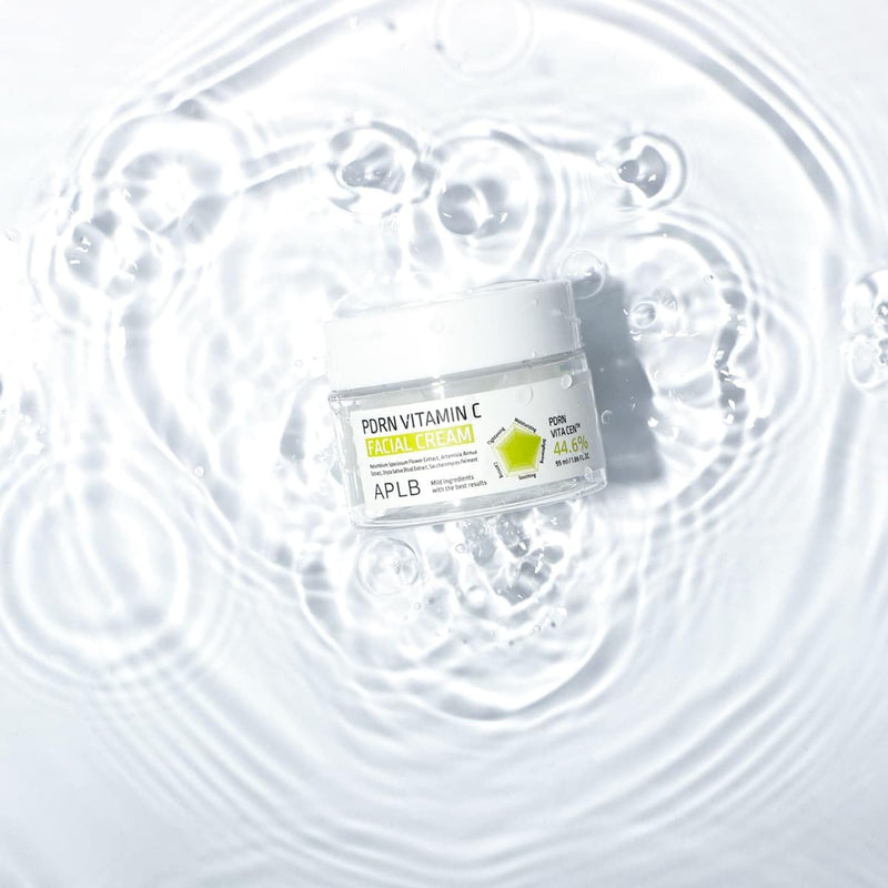 APLB PDRN Vitamin C Facial Cream | PDRN VITA CEN™ 44.6% 1.86 FL.OZ/Korean Skincare, Wrinkle Care, Elasticity care, Moisturize, Revitalize for gentle and improve skin texture