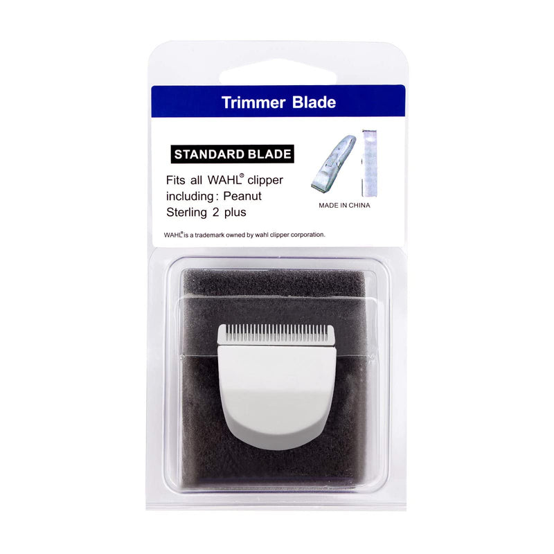 [Australia] - Audoc 2PCS White Professional Peanut Clippers/Trimmers Snap On Replacement Blades #2068-300-Fits Compatible with Peanut Hair Clipper 