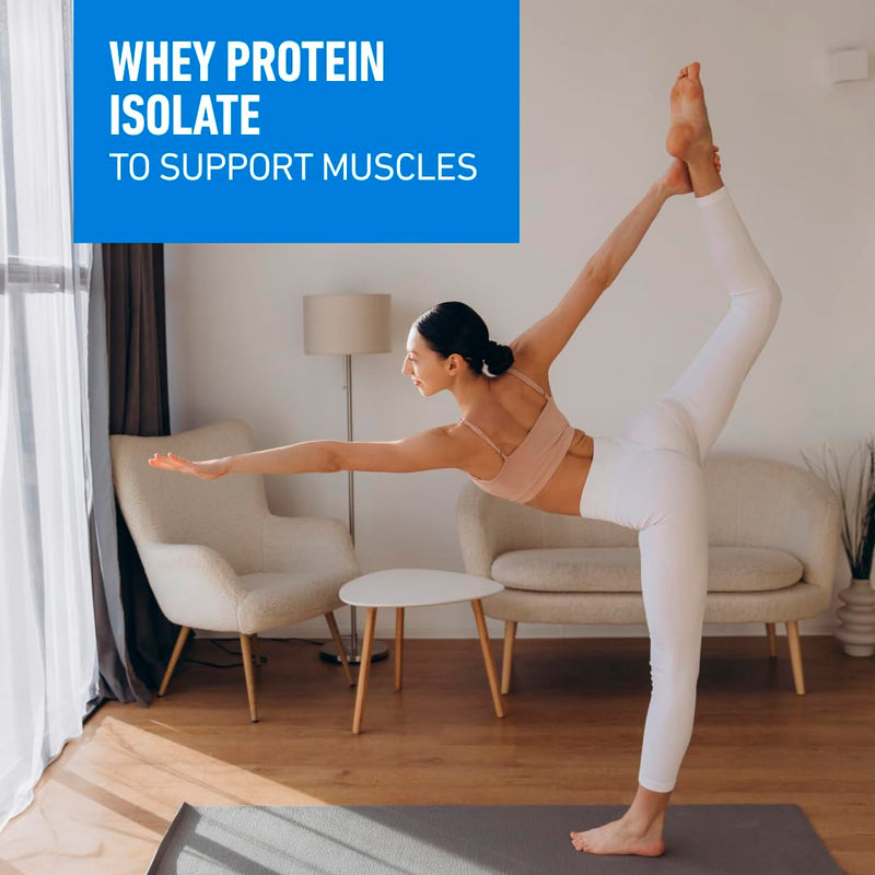 Isopure Unflavoured Whey Protein Isolate Powder, High in Protein with 25 g per Serve, Low in Sugar, No Artificial Flavours or Sweeteners, Made with Only 2 Ingredients, 435 g