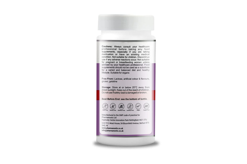 Night Support Complex Vegan & Sugar-Free Gummies (60) - 90 mg Saffron per Gummy- with Calming Chamomile & Lemon Balm, Vitamin B6 & Zinc- 1 Month Supply - Mixed Berry Flavour