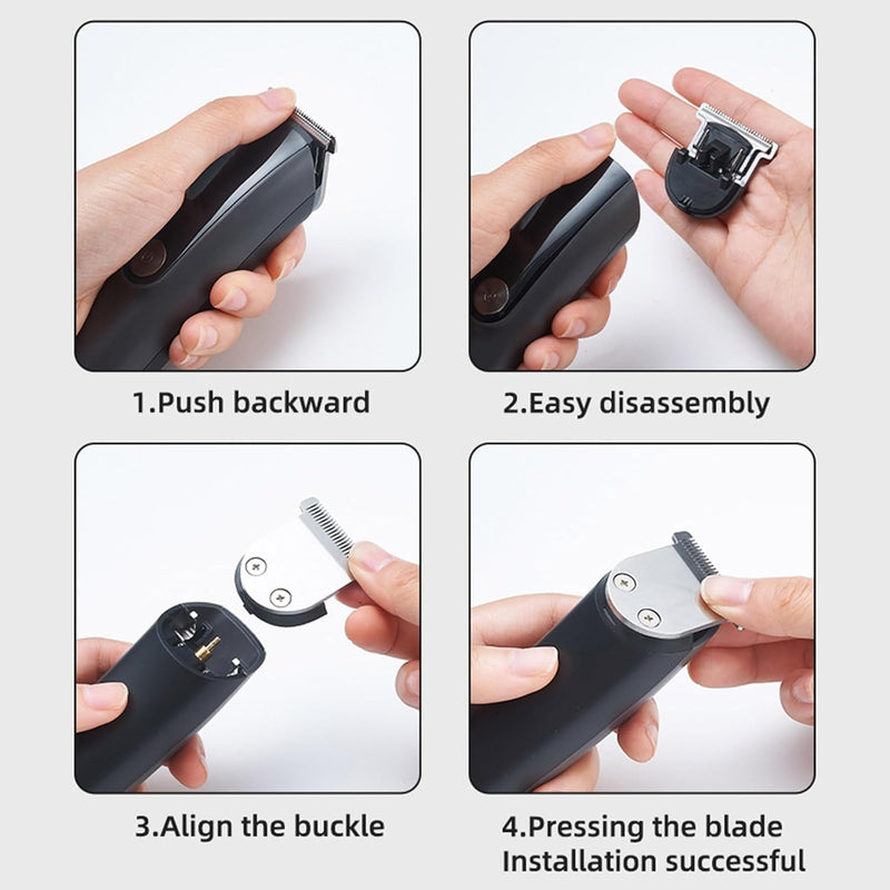 [Australia] - Beard Trimmer for Men 5 in 1 Electric Razor for Nose, Body, Face and Mustache Grooming Kit Cordless Hair Clipper Trimmer with Smart Charge Technology 