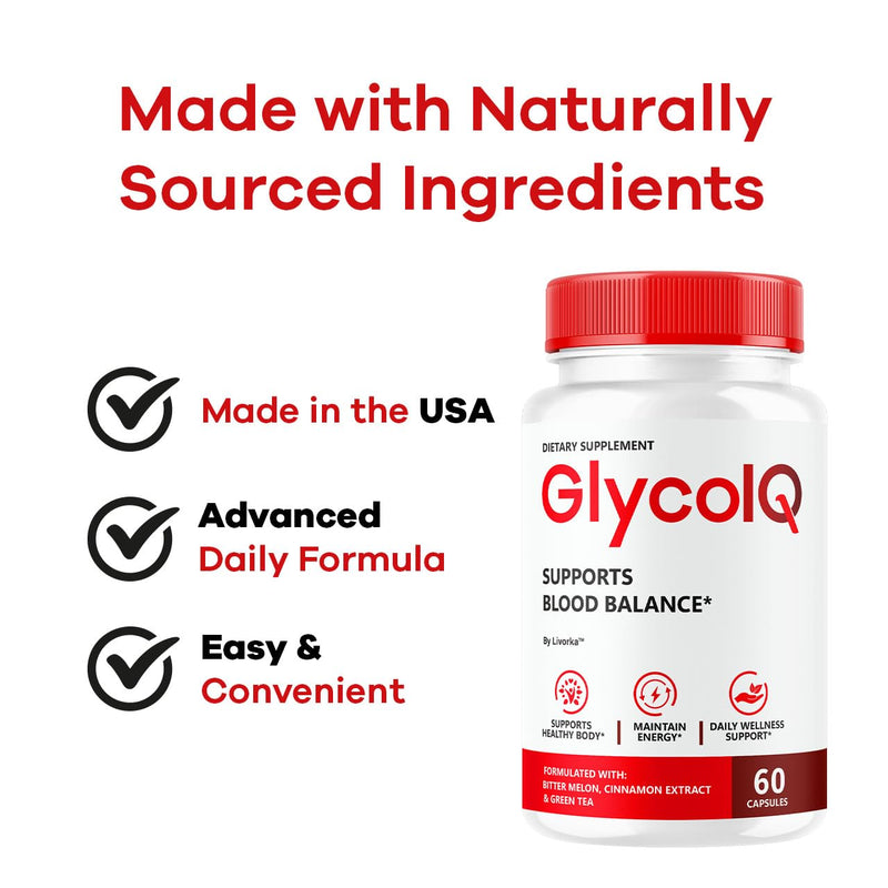 (3 Pack) GlycoIQ Capsules - Official Glyco IQ Support Supplement All Natural Premium Advanced Formula - Maximum Strength, GlycoIQ Multivitamin for Overall Health & Wellness, 180 Capsules for 3 Months