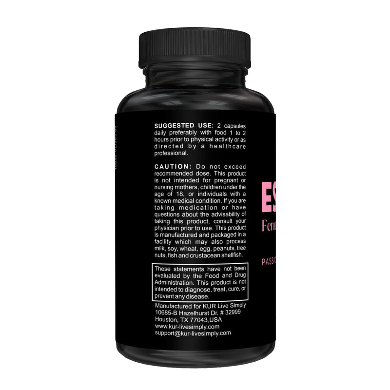 [Australia] - Esposa Female Libido Booster for Women ‚Äì Reignite Passion, Increase Energy & Sensitivity, Boost Mood & Desire ‚Äì Made in USA Natural Female Enhancement Pills with Horny Goat Weed ‚Äì 60 Capsules 