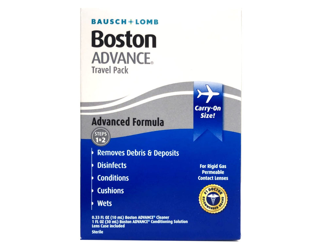 Bausch & Lomb Boston Advance Formula Travel Pack ( 3 pack) 9 Piece Set