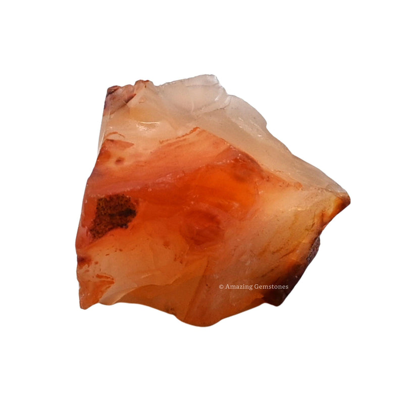 [Australia] - 2 Pieces Carnelian Raw Crystals and Healing Stones, Natural Rocks for Tumbling and DIY Raw Stones and Crystals 2 Pieces 