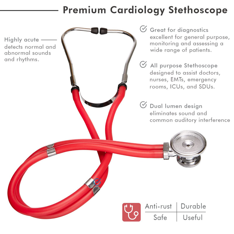 [Australia] - NOVAMEDIC First Aid Fanny Pack Stocked with Emergency Essentials and Professional Aneroid Sphygmomanometer Blood Pressure Machine with Stethoscope Set, Essential Medical Supplies kit 