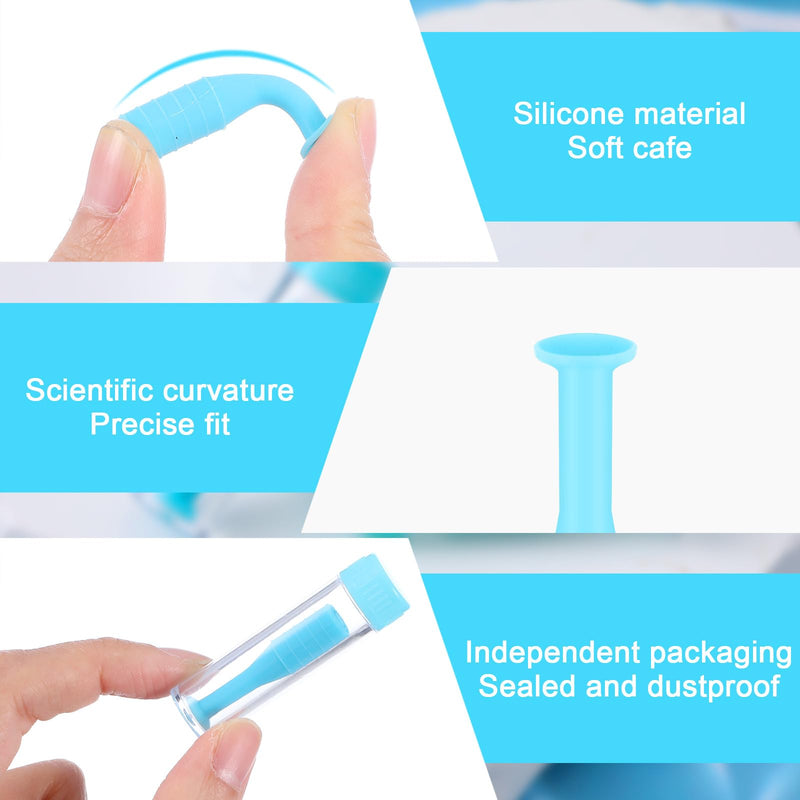 [Australia] - Oruola Pack of 6 contact lens suckers, contact lens suckers, soft lenses, soft contact lens remover tool for RGP and scleral lenses, silicone eye contact lens piston suction cup, 3 colors 