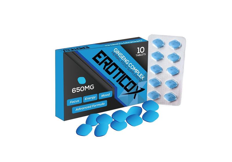 650MG Stamina & Firmness Support | Harder, Stronger for Longer | 10 Pills for Men UK