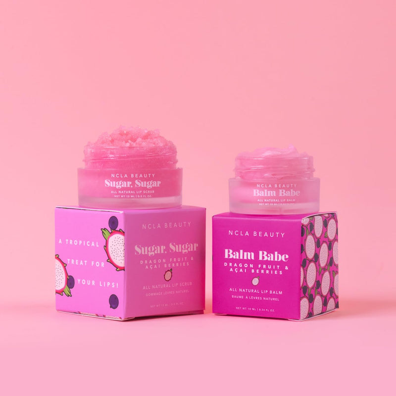 [Australia] - NCLA - Natural Sugar, Sugar Lip Scrub | Vegan, Cruelty-Free, Clean Skincare (Dragon Fruit + Acai Berry) Dragon Fruit 