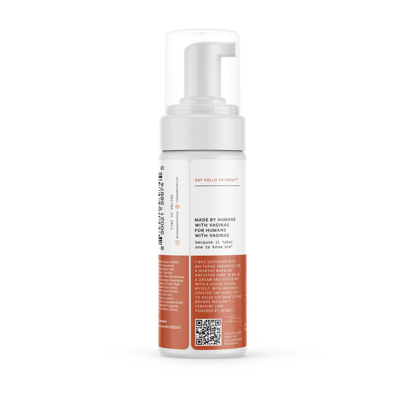 [Australia] - The Honey Pot Company - Feminine Wash - Herbal Infused Feminine Hygiene Wash for Sensitive Skin Types - PH Balanced Plant Based Feminine Products - Amber Sandalwood - 5.51 Fluid Oz. 5.51 Fl Oz (Pack of 1) 