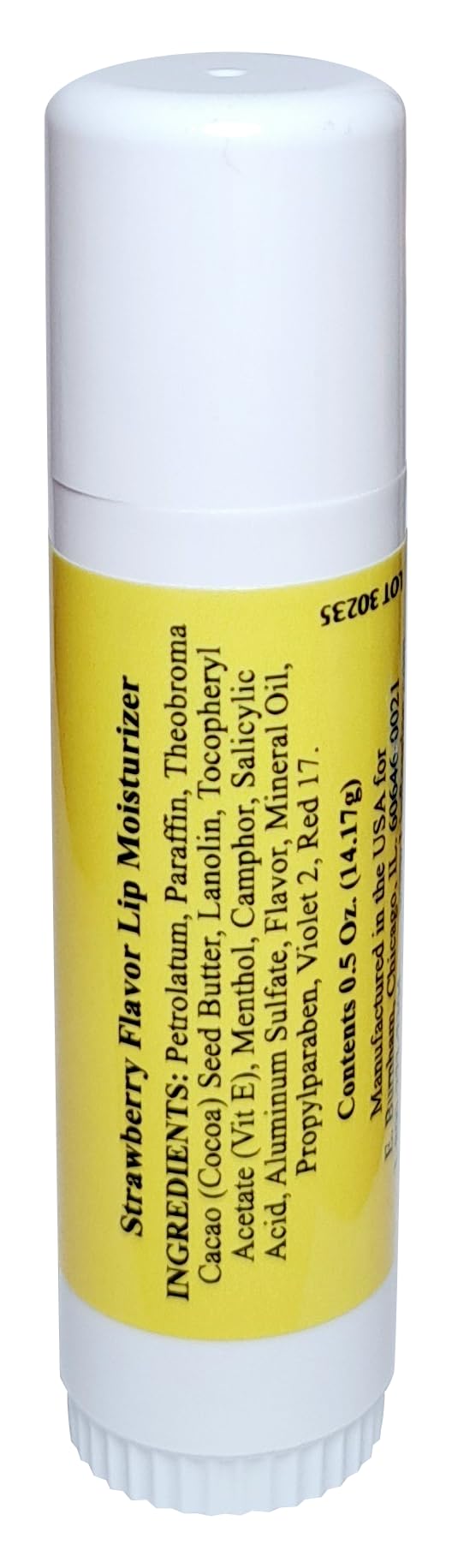 Lip Session Lip Balm Strawberry Flavor Big Stick 0.5 Oz. - With Vitamin E & Cocoa Butter - Moisturizes & Soothes Dry, Cracked, or Chapped Lips
