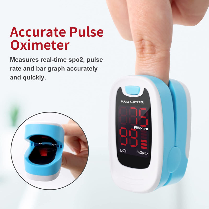 [Australia] - CONTEC LED CMS50M Pulse Oximeter,SpO2 and PR Value Waveform Blood Oxygen, Neck/Wrist Cord 