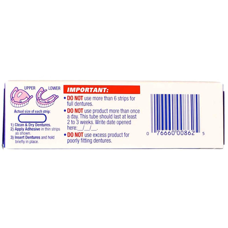 [Australia] - Fixodent Denture Adhesive Cream Original, Multi, 0.75 Oz, Pack of 4 
