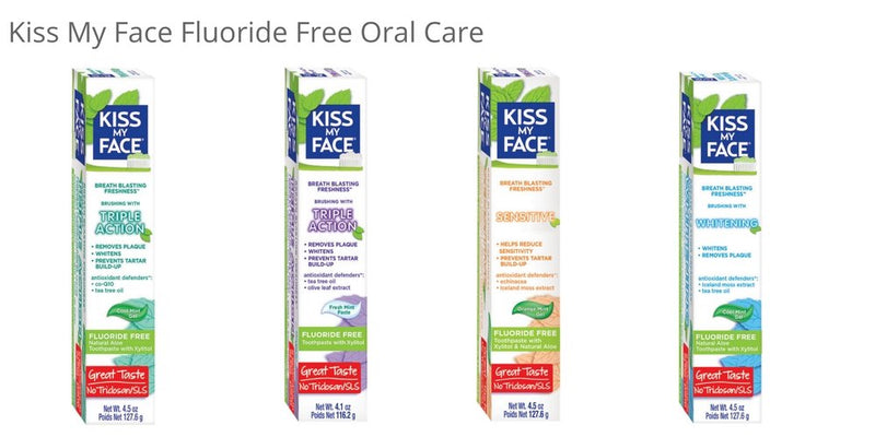 [Australia] - Kiss My Face Gel Teeth Whitening Fluoride Free Toothpaste (Pack of 3), Tea Tree, 13.5 Ounce (2434503EAF) Whitening,Fluoride Free 4.5 Ounce (Pack of 3) 