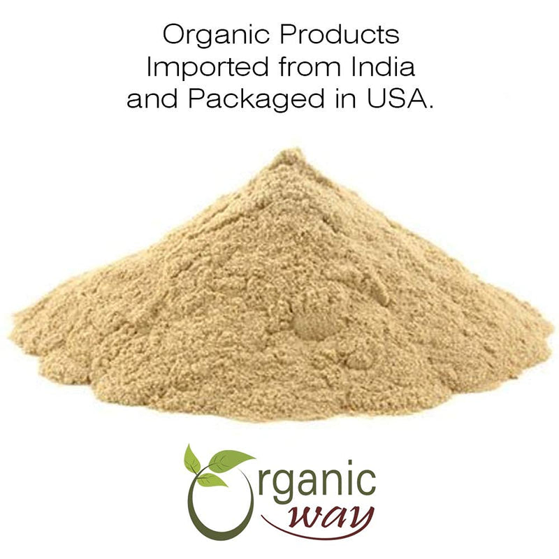 [Australia] - Organic Way Shatavari Powder (Asparagus racemosus) - Kosher & USDA Certified | Vegan, Non-GMO & Gluten Free | Tested for Heavy Metal and Purity | Resealable Bag | 100% Raw from India (1/4LBS / 4Oz) 4 Ounce (Pack of 1) 