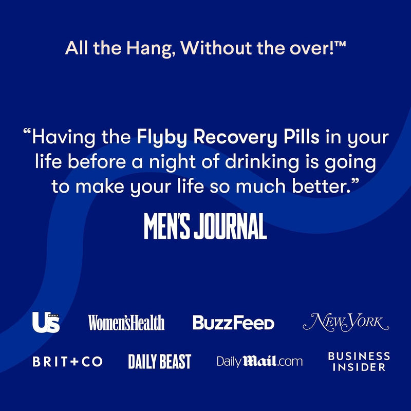 [Australia] - Flyby Recovery Pills - All The Hang, without The over!™ - Post Party Drinking Essential with Liver Support | Electrolytes, Vitamins & Milk Thistle -Perfect Recovery Kit for all Occasions (80 Count) 80 Count (Pack of 1) 