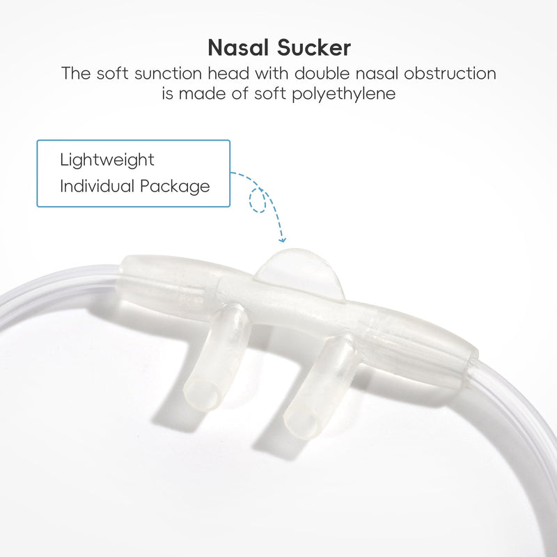 [Australia] - 7 Foot Green Nasal Cannulas for Oxygen, Standard Kink Resistant Cannula Nasal Tubing for 0xygen - 4 Pack Oxygen Cannula with 1 Pair Ear Cusions 4pack-7ft with 1 pair ear cusion 