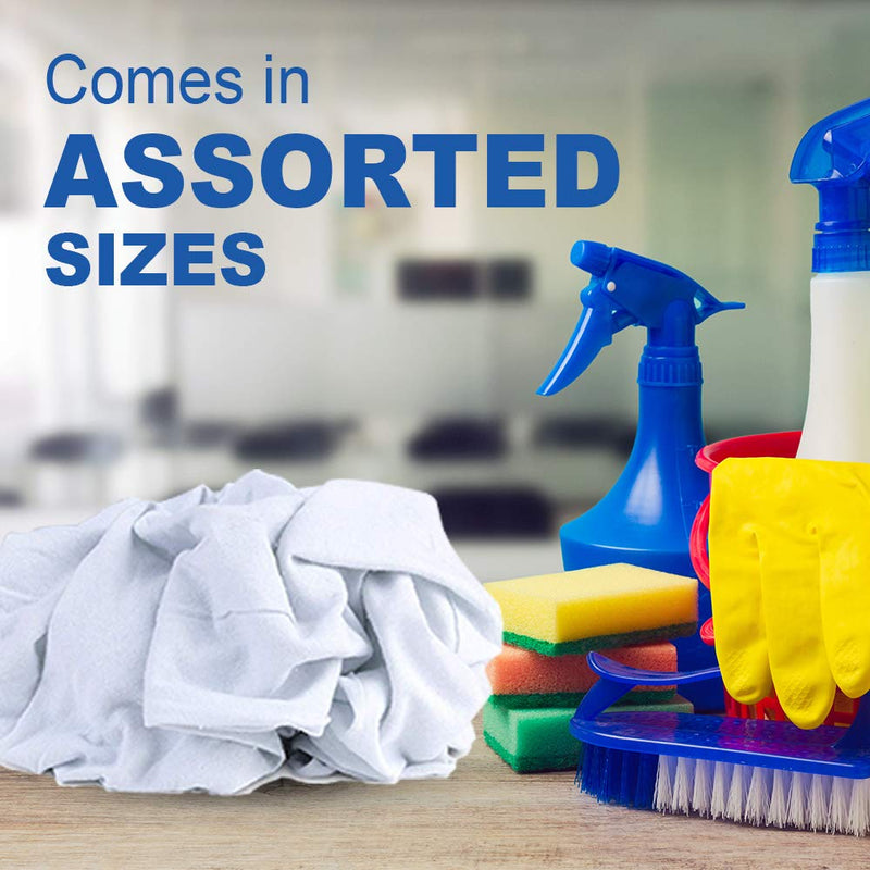 [Australia] - New Lint Free Rags 100% Cotton for Cleaning, Soft Cloth TShirt Material for Cast Iron, Staining Wood, Dust Rags, Shoe Polishing (18"x18") 15 Pack 18x18 Inch (15 Pack) 