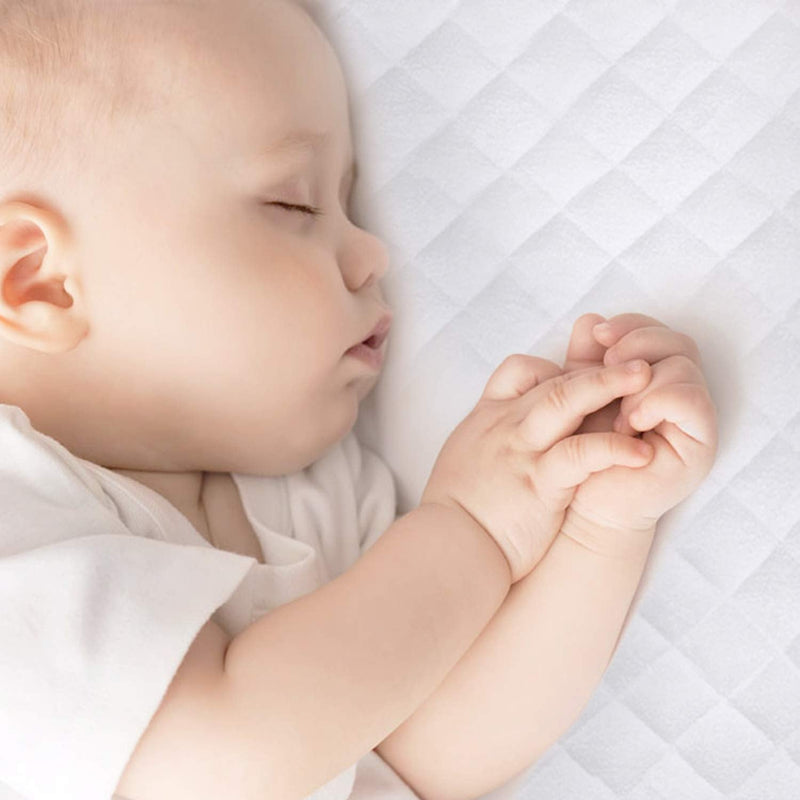 [Australia] - Waterproof Bassinet Mattress Pad Cover Compatible with Baby Delight Beside Me Dreamer Bassinet, 2 Pack, Ultra Soft Viscose Made from Bamboo Terry Surface, Breathable and Easy Care Rectangular for Baby Delight Beside Me Dreamer Bassinet 