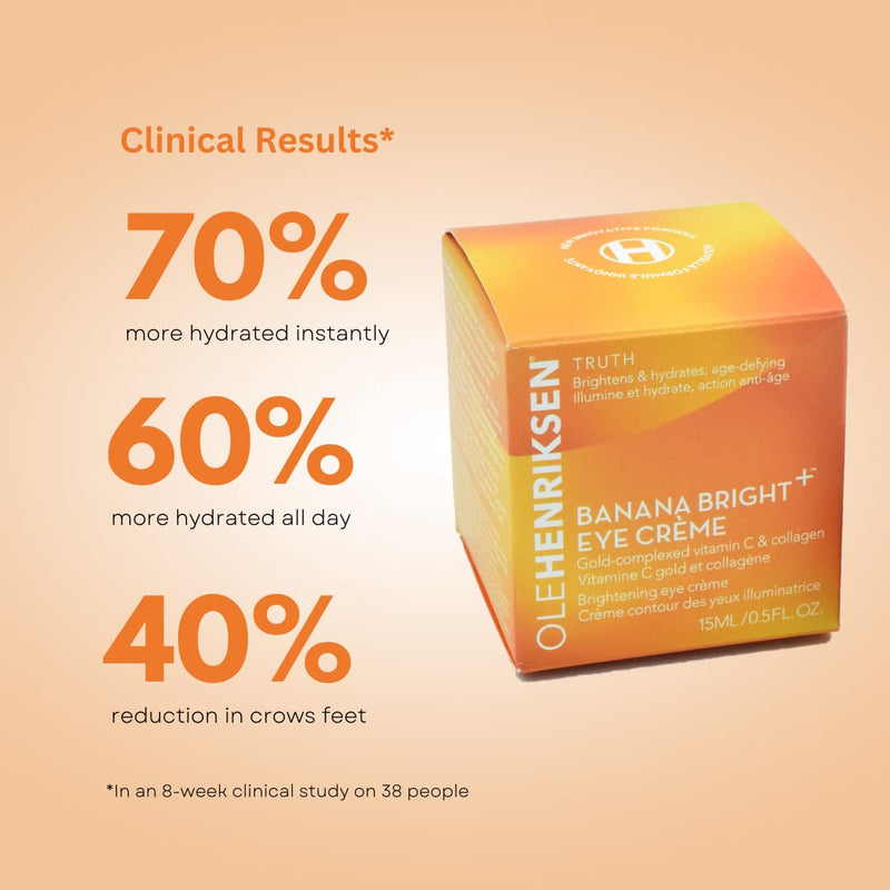 Ole Henriksen Olehenriksen Banana Bright+ Vitamin C Eye Crème 0.5 oz, 0.50 Ounce (Pack of 1) | 0.50 Ounce (Pack of 1) 0.5 Ounce (Pack of 1)