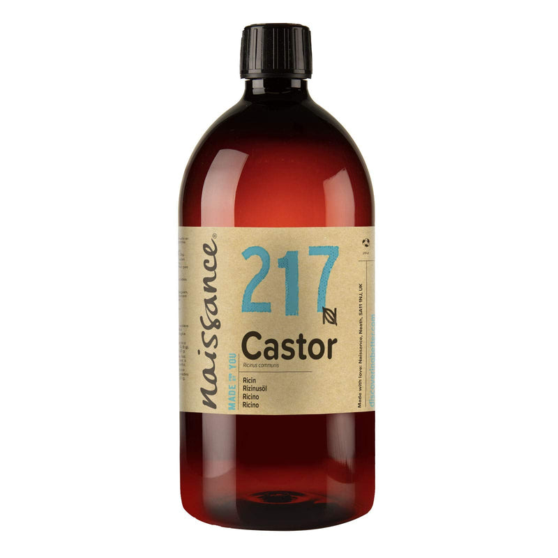 [Australia] - Naissance Castor Oil (No. 217) - 870ml - Cold-pressed, natural, hexane-free, GMO-free oil - Nourishes and moisturizes hair, eyelashes and eyebrows 870 ml (pack of 1) 