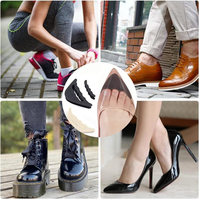 [Australia] - SHSHbuy 8 pairs of high heel cushion pads, shoe filler, shoe pads, foot pads, prevents slipping in shoes that are too large, insoles forefoot, ball pads 