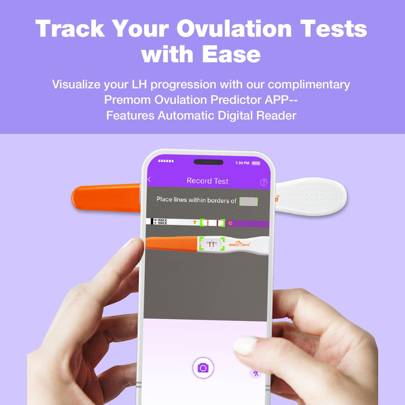 [Australia] - Easy@Home 25 Ovulation Predictor Kit Test Sticks, FSA Eligible Midstream Fertility Tests, Powered by Premom Ovulation Predictor App and Period Tracking 25 Count (Pack of 1) 