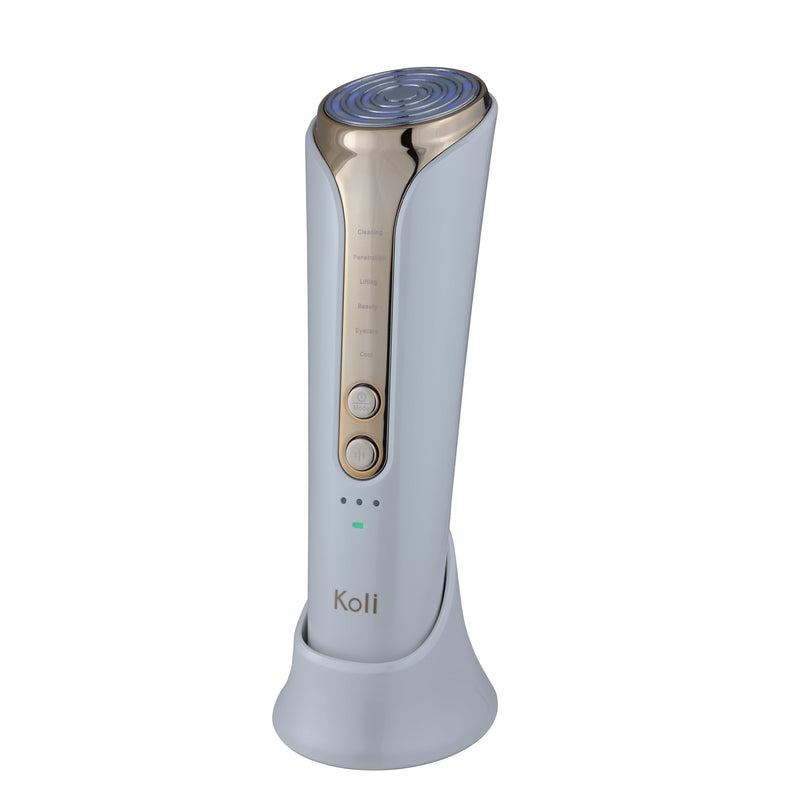 Skin Firming RF Facial Device, 6-in-1 Beauty Device for Home Use, 5-Level Skin Rejuvenation and Toning Tool for a Radiant Glow