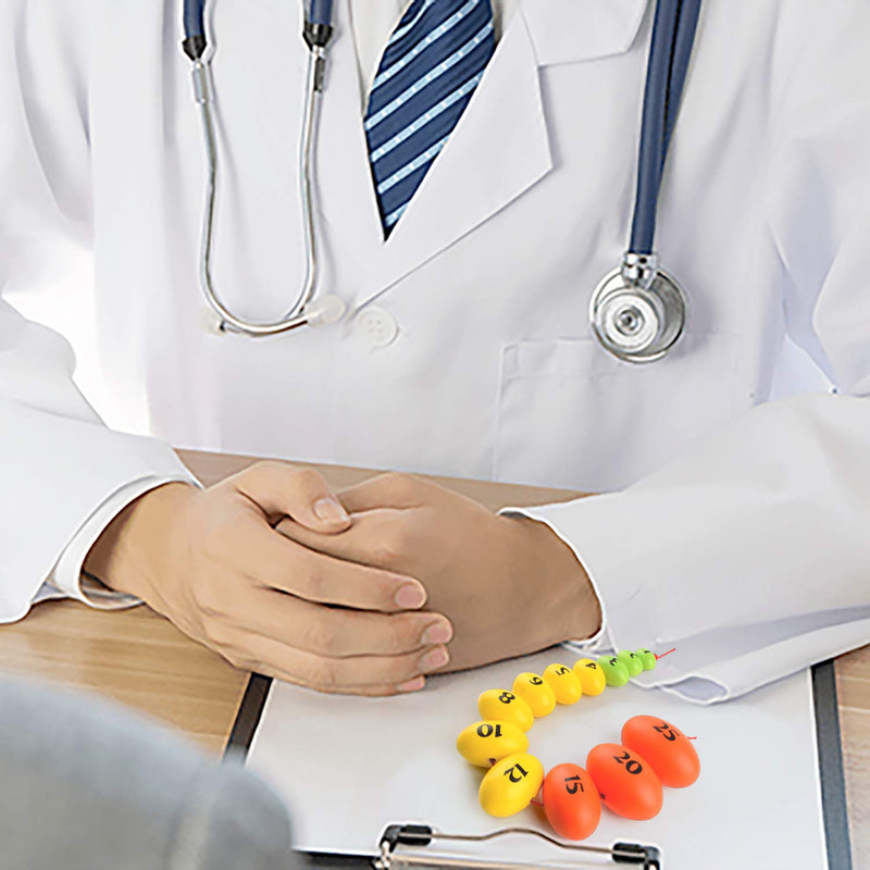 [Australia] - Medarchitect Wooden Prader Orchidometer, Prader Balls, Endocrine Rosary for Measuring Testis Scale in Clinic/Hospital for Endocrinologist and Pediatrician 