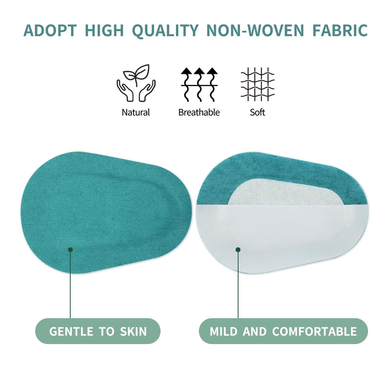[Australia] - 120pcs Adhesive Eye Patches Breathable Fabric Adhesive Bandages for Adults with Lazy Eye Amblyopia (5 Colors) Colorful&skin Color 