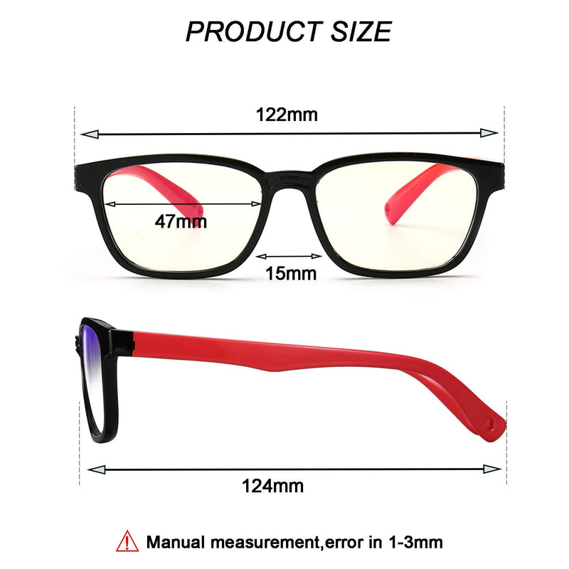 [Australia] - Kids Blue Light Blocking Glasses 2 Pack, Anti Eyestrain & UV Protection, Computer Gaming TV Phone Glasses for Boys Girls Age 3-9 (Transparent Purple+ Transparent Pink) Transparent Purple+ Transparent Pink 