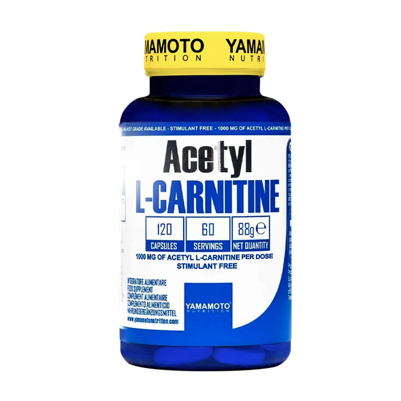 [Australia] - Yamamoto Nutrition Essential Acetyl-l-carnitine 1000 mg 60 capsules, 100 g 