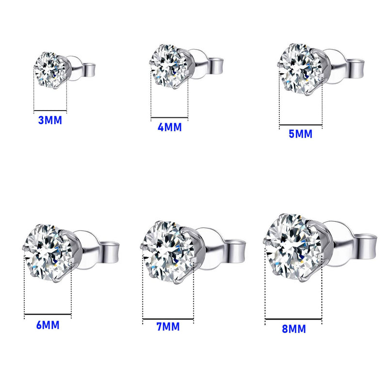 [Australia] - Self Ear Piercing Gun Kit with 12Pairs of CZ Ear Stud Piercing Tools with Multi-Purpose Ear Gun for Salon and Home Use stainless_steel 