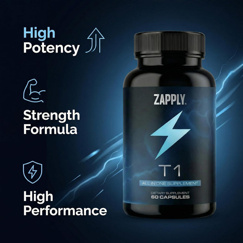 Testo Charge Booster Pro - Booster ProSupplement Natural Capsules, T1 - ProVitamin Advanced Formula, Zapply T1 Multivitamin Overall Health Wellness