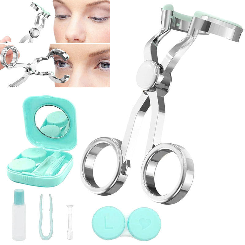 [Australia] - Eye opener for eyelids + contact lens case, contact lens insertion aid, contact lens insertion aid, contact lens sucker, contact lens remover, contact lens removal 