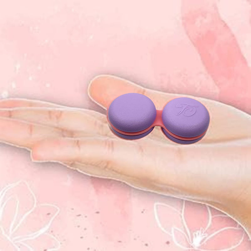 [Australia] - SPORTS WORLD VISION Fun and Cute Macaroon Contact Lens Storage/Soaking Case - 1 Piece Approved 