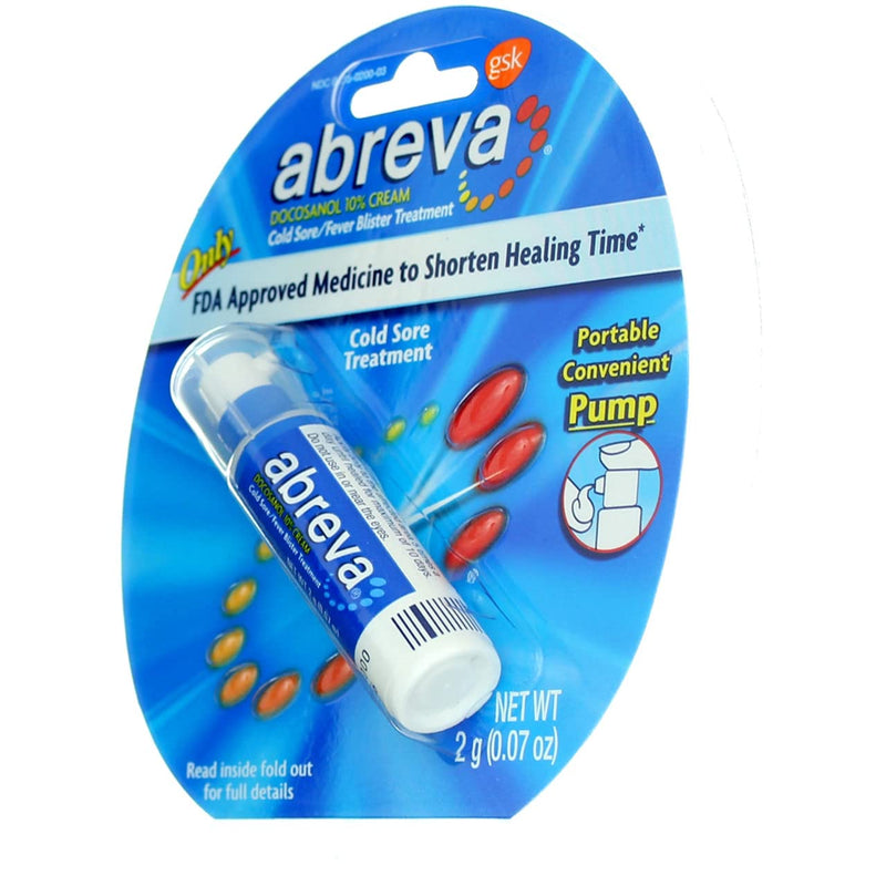 [Australia] - Abreva 2grm Pump Size 1ct Abreva Cold Sore Treatment 