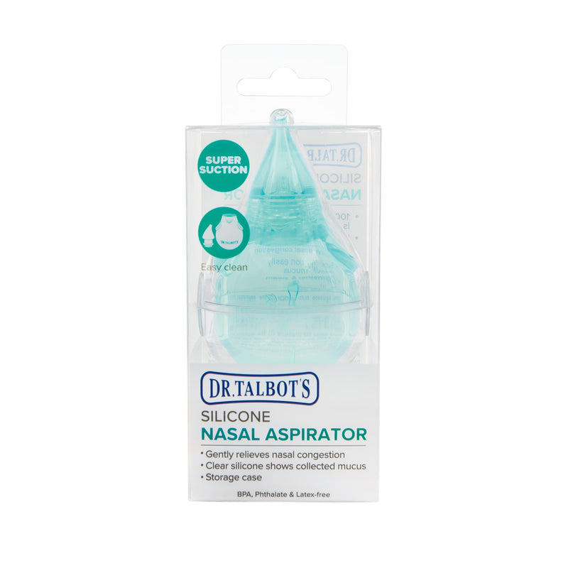 [Australia] - Dr. Talbot's Nasal Aspirator for Babies - Silicone - with Storage Case - Blue Elephant 