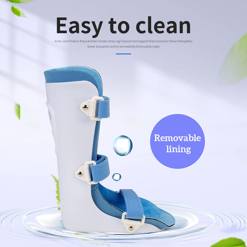 Kids AFO Drop Foot Brace Baby Ankle Foot Orthosis Night Splint for Children Toddler Pediatric Strephenopodia Support Strephexopodia Splint Walking with Shoes or Sleeping (XL-Right) XL-Right White