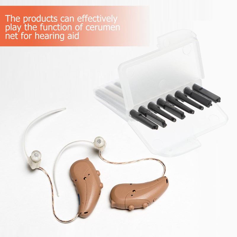 1 Set Wax Protection Filter Wax Guards for Hearing Aids With Clear Cleaning Kit