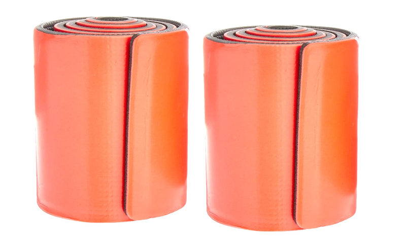 Dealmed Padded Orange Rolled Aluminum Splint - Flexible, Reusable, Waterproof, Lightweight - 2 Count