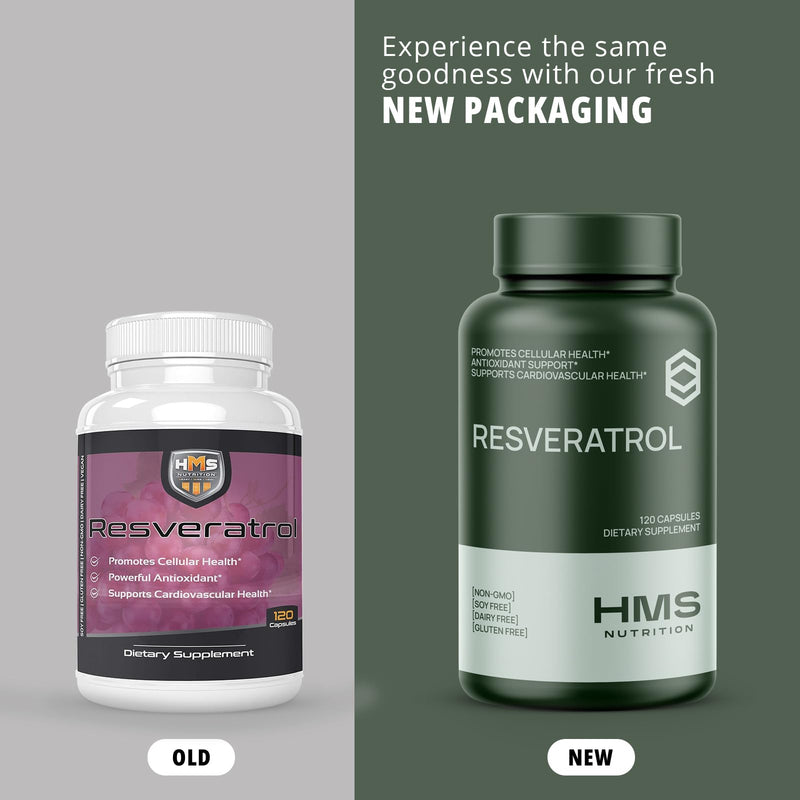 [Australia] - Resveratrol 1400mg 120 capsules High Potency Trans-Resveratrol with Powerful Antioxidents Acai Grapeseed Green Tea Supports Cellular and Cardiovascular Health Anti-Aging 