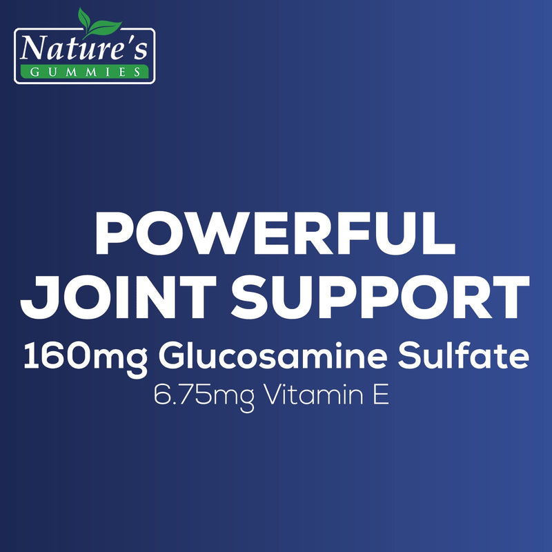 [Australia] - Joint Support Supplement - Extra Strength Glucosamine Joint Support Gummy - Joint Health Support & Flexibility for Back, Knees, & Hands - Vitamin E for Immune Support for Women & Men - 120 Gummies 120 Count (Pack of 1) 